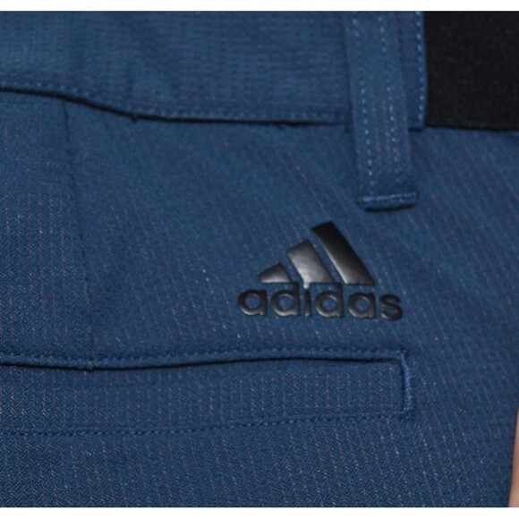 New Men's Adidas Pin Roll Golf Pant Academy 32x30 (32x27 actual) Navy Blue - Picture 4 of 11